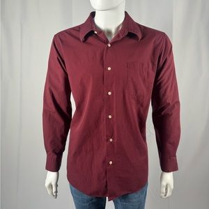 Maroon Josh Ashford Large dress shirt